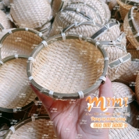 Rổ tre tròn 13cm đựng xôi, bánh bao